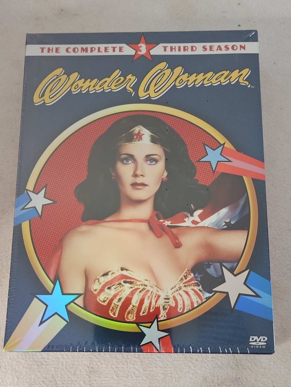 Wonder Woman The Complete Third Season DVD - Red, Gold, Blue